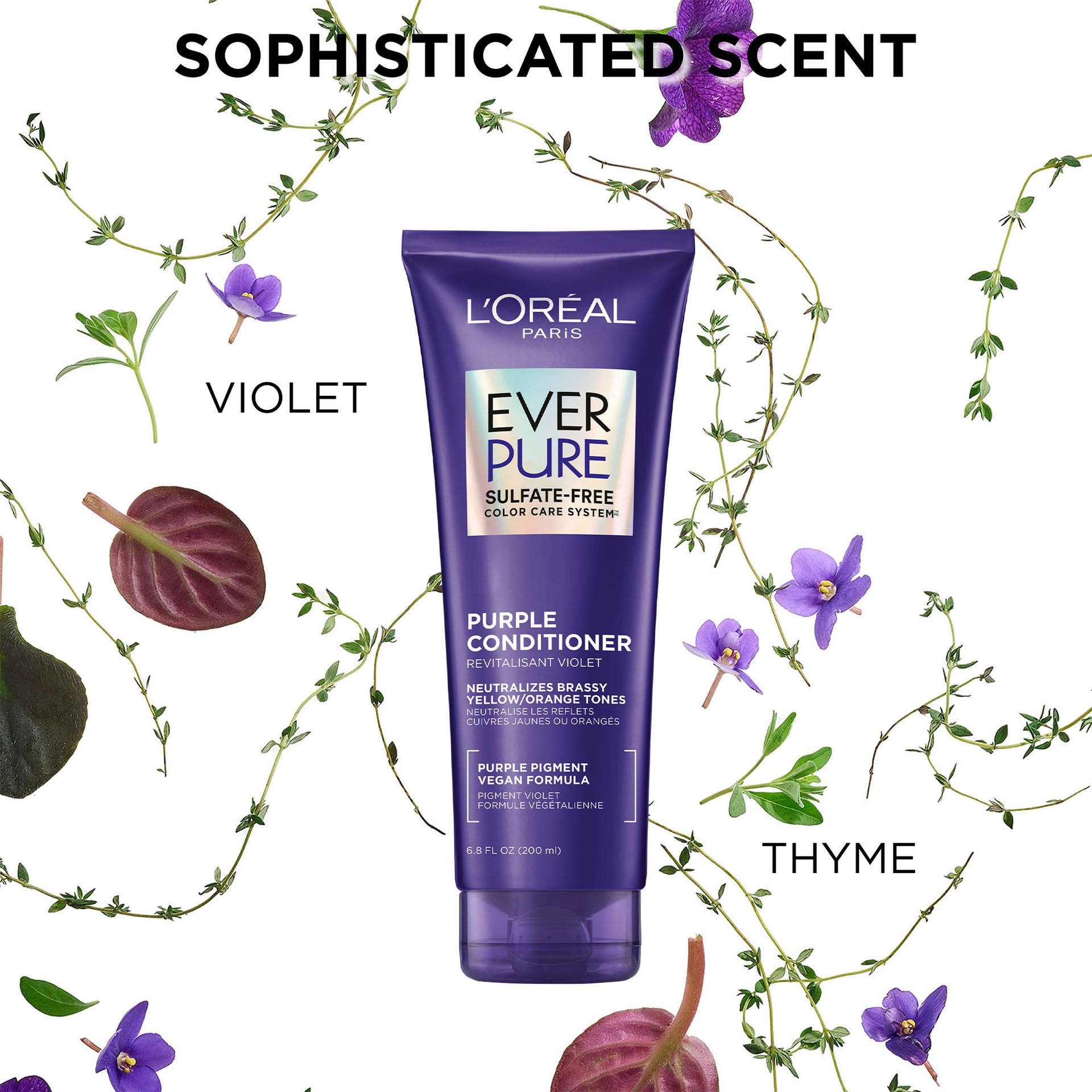 L'Oréal Paris EverPure Sulfate-Free Purple Conditioner, Scent and Perfume